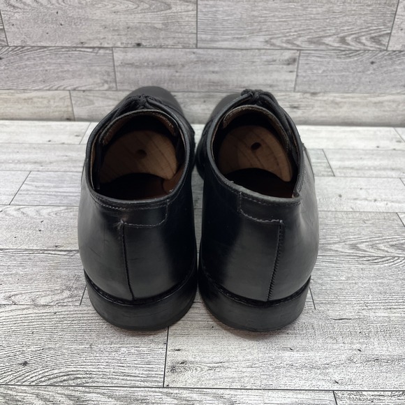 Allen Edmonds Clifton Black Leather Cap Toe Oxford Dress Shoes Men Size 10D